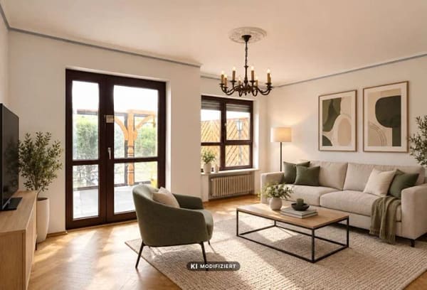 Immobilie in Kirchheim bei München - Geräumiges Reihenmittelhaus mit Potenzial für individuelle Wohnträume - Nähe REZ Einkaufszentrum - Bild 1