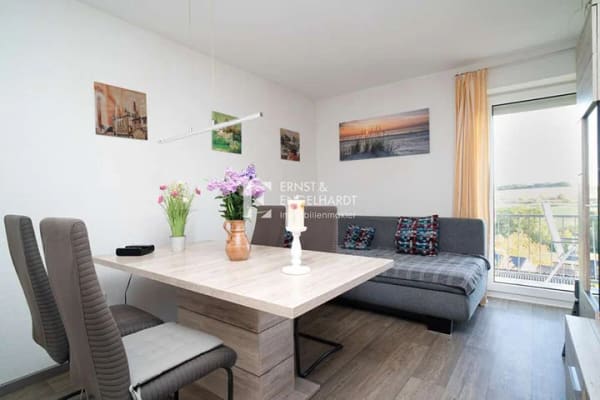 Immobilie in Kürnach - Gepflegte 1,5-Zimmer-Wohnung mit durchdachtem Grundriss & Stellplatz - Bild 0