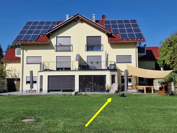 Immobilie in Greifenberg - Fast wie ein Haus - 4 Zi. über 2 Etagen in 2-Familienhaus - Kfw55,  großer Garten + SW-Balkon, - Bild 0