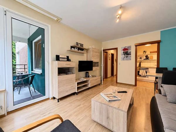 Immobilie in Glücksburg - Glücksburg/Ostsee: strandnahe, freie 2-Zimmer-Eigentumswohnung mit Balkon - Bild 4