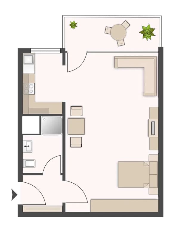Immobilie in München - SEEBAUER | Helles Appartement mit Westbalkon - Bild 1