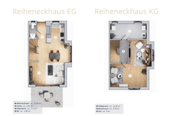 Immobilie in Vierkirchen - SITULI: Schnelle Fertigstellung - großzügiges Reiheneckhaus mit Garten und S-Bahn-Anbindung - Bild 2