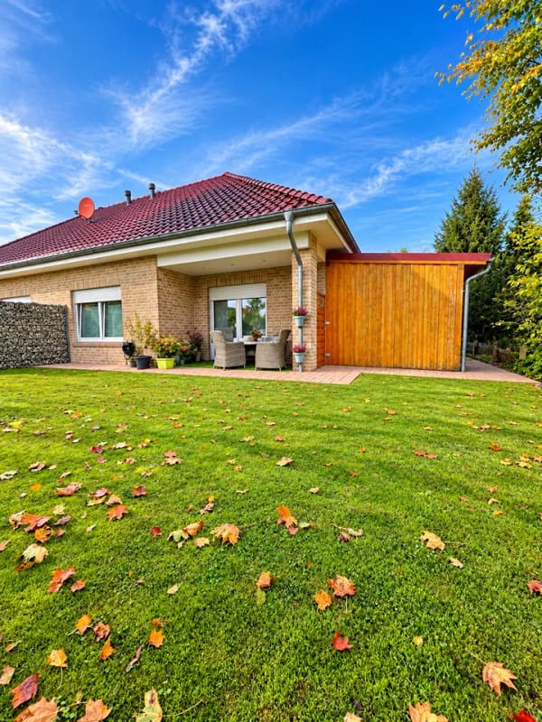 Immobilie in Dörpen - +++ Bungalow-DHH, KfW 70, DG ausbaubar, ruhige Stadtrand-Lage, Garten Südseite !+++ - Bild 2