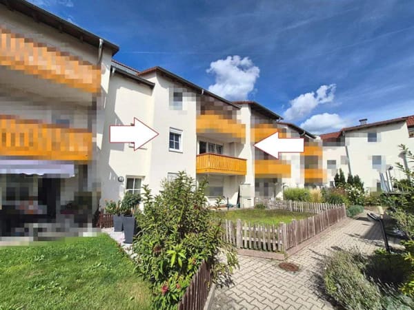 Immobilie in Wendelstein - Moderne, schöne 3 Zimmer Wohnung mit Balkon, inkl. EBK in zentraler Lage von Wendelstein. - Bild 0