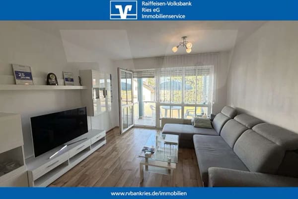 Immobilie in Oettingen i.Bay. - Gepflegte 2-Zimmer-Wohnung mit Tiefgaragenstellplatz in ruhiger Wohnlage in Oettingen - Bild 0