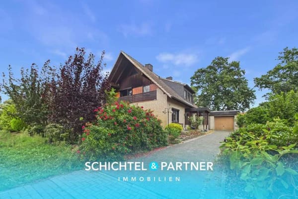 Immobilie in Lilienthal - Moorhausen | Einfamilienhaus mit Garage & schönem Garten in Lilienthal - Bild 0