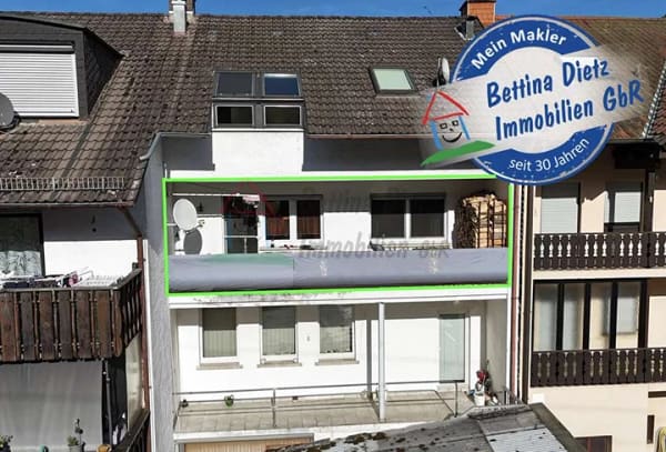 Immobilie in Mespelbrunn - DIETZ: 3-4 Zimmer-Eigentumswohnung im 1.Obergeschoss in Mespelbrunn - Hessenthal - NaturLage! - Bild 0