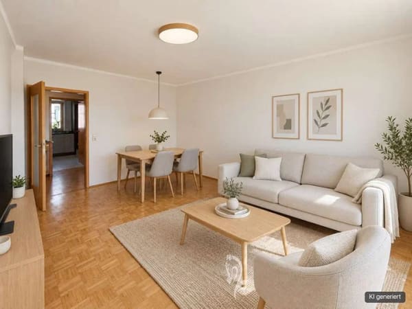 Immobilie in Estenfeld - Drei Zimmer mit Südbalkon- Gepflegte Eigentumswohnung mit  Stellplatz und Kellerraum in ruhiger Lage - Bild 3