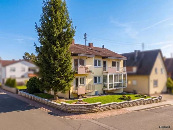 Immobilie in Mehlingen - Saniertes Zweifamilienhaus – Attraktive Kapitalanlage oder ideale Basis für Mehrgenerationenwohnen - Bild 1