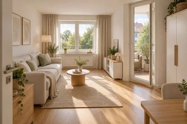 Immobilie in Würzburg - Charmante 1-Zimmer-Wohnung mit Loggia und Stellplatz im Würzburger Sanderau - Bild 3