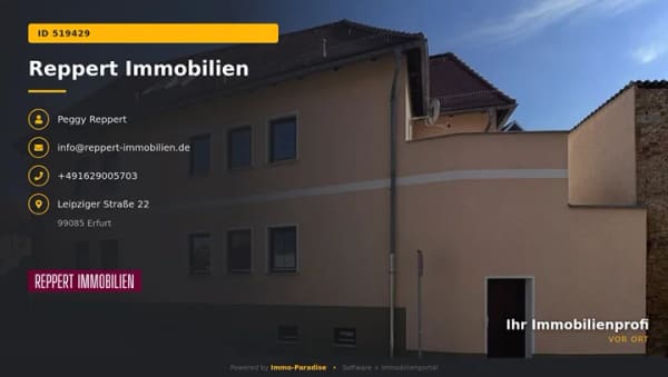 Immobilie in Buttstädt - Massive Substanz im historischen Gewand: Gepflegtes Raumwunder in bester Lage - Bild 0