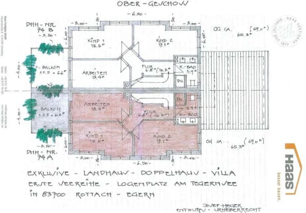Immobilie in Tegernsee - Exklusive Landhaus Doppelhaus Villa erste Seereihe - Bild 2