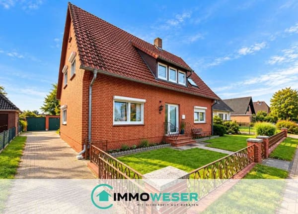 Immobilie in Thedinghausen - Ein Zuhause für große Pläne: 10 Zimmer, 1657 m² Grundstück und drei Garagen - Bild 1