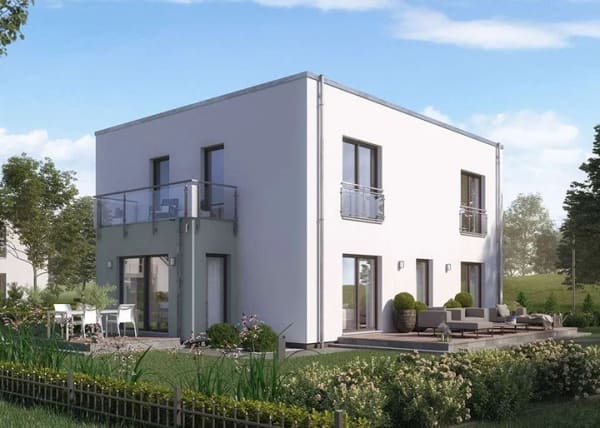 Immobilie in Bollenbach - Modern & zukunftsorientiert leben mit Flachdach! "LifeStyle 17.01F"  bauen mit massa H - Bild 1