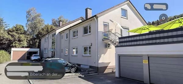 Immobilie in Biberach an der Riß - Gepflegte, großzügige 4-Zi. Whg. mit 2-Gästezimmer im DG in ruhiger Lage in Biberach an der Riß! - Bild 1