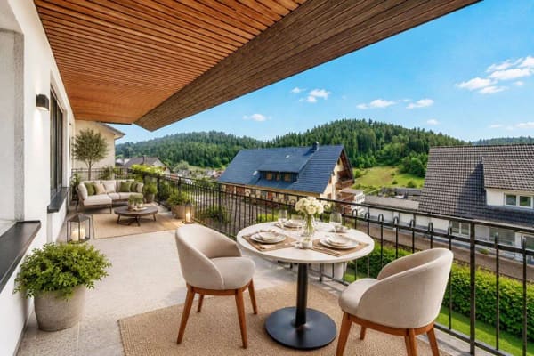 Immobilie in Gütenbach - Große, sonnige 5 Zi Wohnung mit Terrasse und Garten - Bild 1