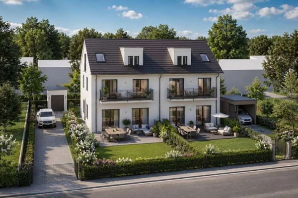 Immobilie in Pliening - +++ SENSATIONELLER NEUBAU-FESTPREIS IM MÜNCHNER OSTEN – BEGEHRTE DHH VERFÜGBAR +++ - Bild 4