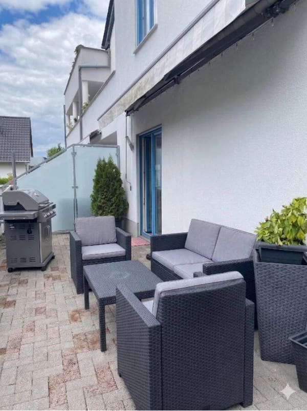 Immobilie in Kettig - Wie im eigenen Haus - großzügige 114 qm Wohnung mit Terrasse, Garten und Tiefgarage in Kettig - Bild 0