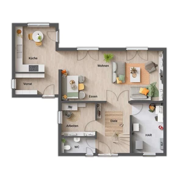 Immobilie in Roklum - Mit Grundstück: Das Stadthaus zum Wohlfühlen in Roklum – Komfort & Design perfekt kombiniert - Bild 1