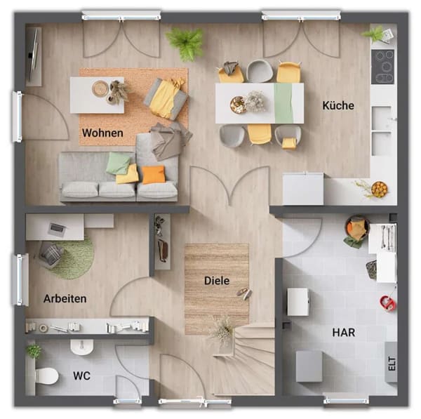 Immobilie in Roklum - Mit Grundstück: Das Stadthaus zum Wohlfühlen in Roklum – Komfort & Design perfekt kombiniert - Bild 3