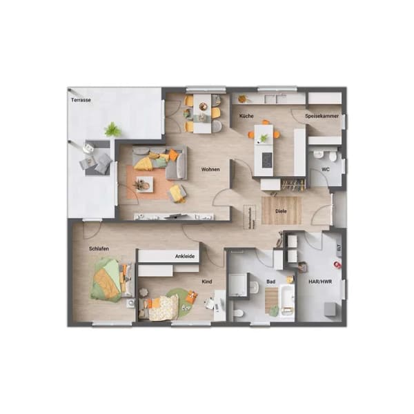 Immobilie in Roklum - Mit Grundstück: Ihr Bungalow mit hohem Komfort in Roklum - Bild 3