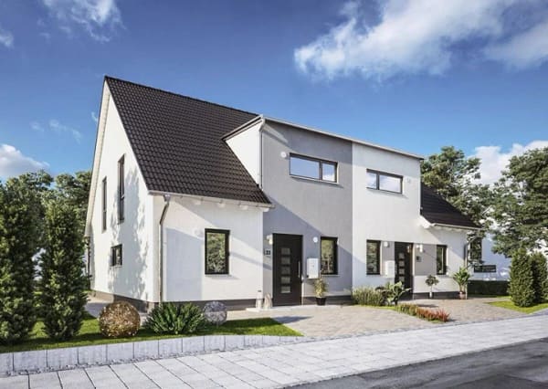 Immobilie in Selmsdorf - Kompakt, offen, mit Homeoffice: Ihr Doppelhaus in Selmsdorf - Bild 1