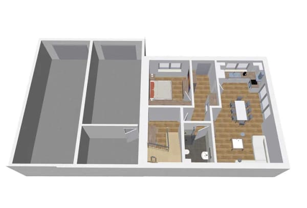 Immobilie in Erlabrunn - NEUBAUPROJEKT 200 m² Haus mit Einliegerwohnung inkl. 700 m² Grundstück & Doppelgarage - Bild 3
