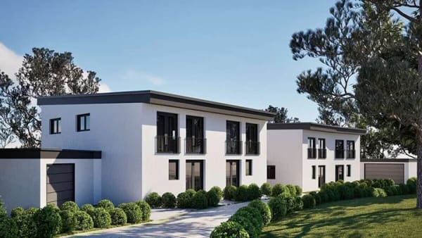 Immobilie in Neunkirchen-Seelscheid - Ausbauhaus DHH KfW 40 QNG, 163 m² Wfl., Eigenleistung möglich - Bild 0