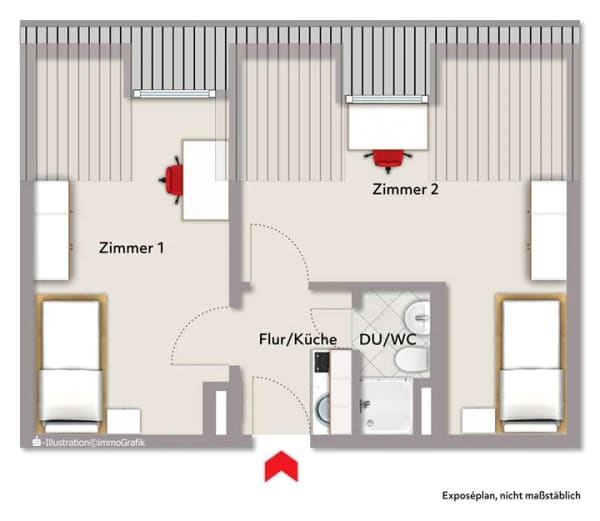 Immobilie in Erlangen - ...mitten im Zentrum...2-Zi.-Studentenappartement in Erlangen - Bild 1