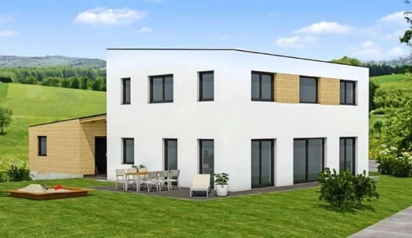 Immobilie in Mamming - Ihr Neubautraum ohne Wartezeit: Moderne Stadtvilla als fertiger Rohbau in Mamming - Bild 4