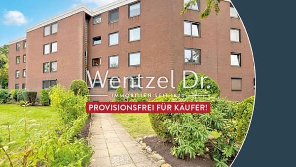 Immobilie in Glinde - Renovierungsbedürftige 4-Zimmer-Wohnung mit Balkon und Tiefgarage in Glinde - Wentzel Dr. - Bild 0