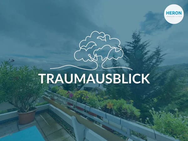 Immobilie in Winnenden - TRAUMAUSBLICK – Ruhig gelegene 3,5-Zimmer-Wohnung mit Balkon und Tiefgarage in Winnenden - Bild 0