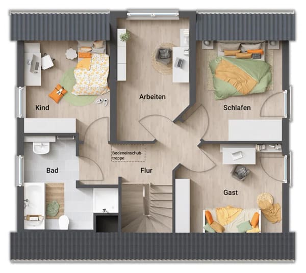 Immobilie in Birkenheide - Moderner Familienfreundlicher Neubau mit 4 Zimmern in Birkenheide - Bild 3