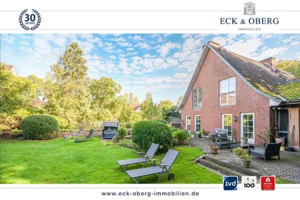 Immobilie in Molfsee - Villa mit besonderem Charme - 7 Zimmer und ein traumhafter Garten in Molfsee - Bild 0