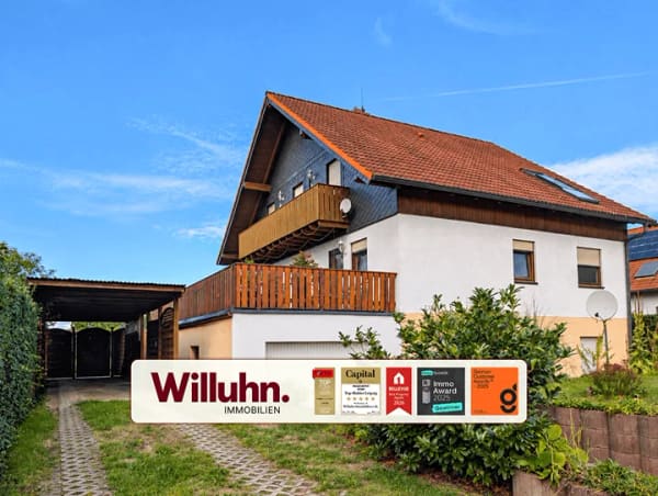 Immobilie in Leipzig - Freistehendes Zweifamilienhaus mit Einliegerwohnung, Pool & unverbaubarem Weitblick - Bild 0