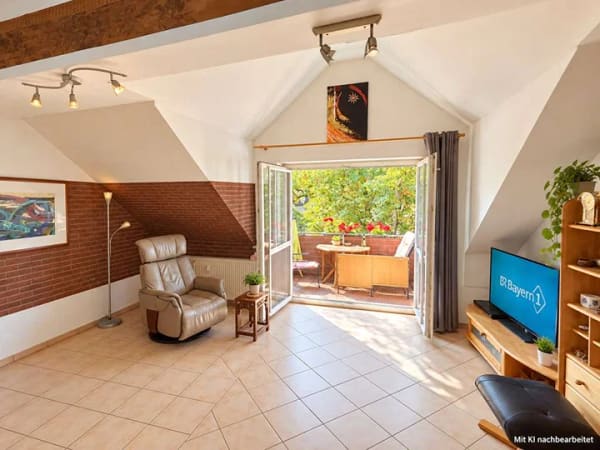 Immobilie in Hofkirchen - Wohnen mit dem gewissen Extra – charmante Maisonette mit großer Galerie und Südbalkon! - Bild 0