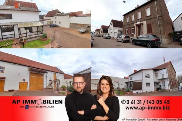 Immobilie in Gimbsheim - Gimbsheim - Anwesen mit viel Platz und Möglichkeiten *PROVISIONFREI F. D. KÄUFER* - Bild 0