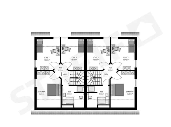 Immobilie in Elsdorf-Westermühlen - ** Doppelhaus zum Verlieben - Partnerlook mit Potenzial ** - Bild 3