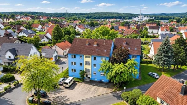 Immobilie in Zapfendorf - Solide Kapitalanlage bei Bamberg/Zapfendorf: 3-Zimmer-Wohnung mit Balkon - Bild 0