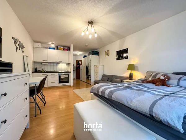 Immobilie in Konstanz - Gemütliche 1-Zimmer-Wohnung im EG mit Doppelparker-Stellplatz in KN-Petershausen - Bild 3