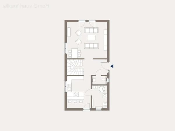 Immobilie in Meinhard - Modernes Stadthaus in Meinhard, klare Architektur für Ihr neues Zuhause - Bild 1