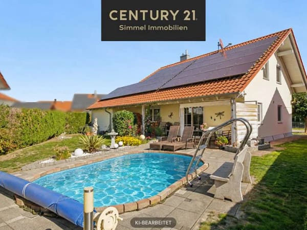 Immobilie in Perkam - Familienidyll in ruhiger Lage! Charmantes Einfamilienhaus mit gepflegtem Garten und Pool - Bild 0