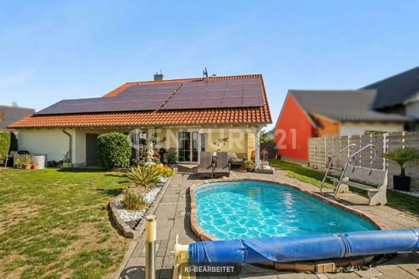Immobilie in Perkam - Familienidyll in ruhiger Lage! Charmantes Einfamilienhaus mit gepflegtem Garten und Pool - Bild 1