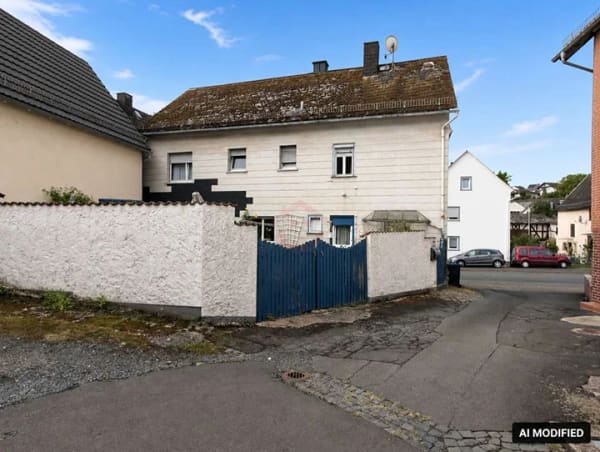 Immobilie in Solms - Viel Platz für wenig Geld: Freistehendes Einfamilienhaus für Macher im alten Ortskern von Niederbiel - Bild 1