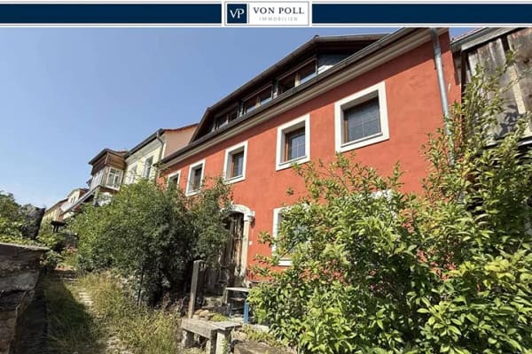 Immobilie in Bautzen - Budyšin - Historisches Reihenmittelhaus mit Blick zu Ortenburg, Balkon und sonniger Terrasse - Bild 0