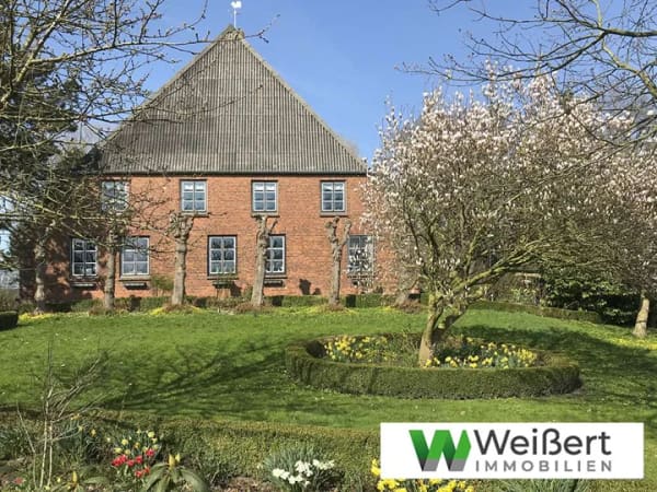 Immobilie in Brokdorf - Resthof mit Charakter nahe der Elbe – 281 m² Wohnfläche auf 4.760 m² Grundstück - Bild 0