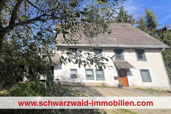 Immobilie in Lenzkirch - Landhaus mit 13000m² Grund in flacher und ruhiger Waldrandage ! - Bild 0
