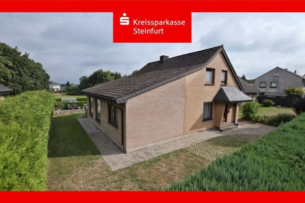 Immobilie in Lotte - Gepflegtes Einfamilienhaus mit zwei Wohneinheiten in Lotte - Bild 0