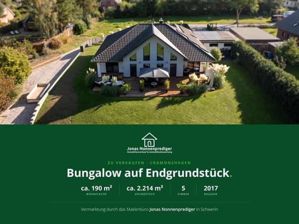 Immobilie in Cramonshagen - Exklusives modernes Einfamilienhaus mit Garten und Doppelgarage - für den Käufer provisionsfrei - Bild 0