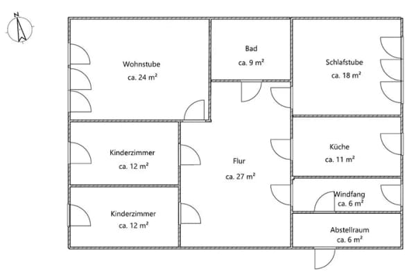 Immobilie in Granzin - Viel Platz für die Familie in diesem Reihenmittelhaus in Greven - Bild 1